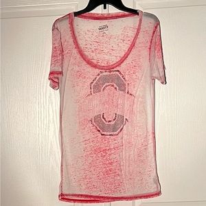 Ohio State University OSU burnout t-shirt size XL